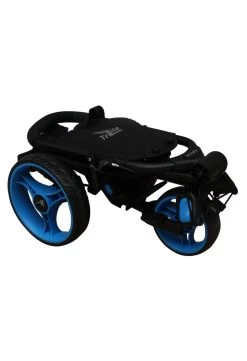Axglo TriLite 3 Wheel Golf Trolley | Black/Blue -Golf Gear Sales Axglo TriLite Wheel Golf Trolley Black Blue 9