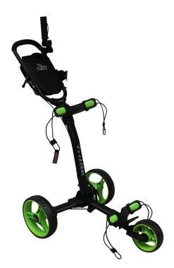 Axglo TriLite 3 Wheel Golf Trolley | Black/Green -Golf Gear Sales Axglo TriLite Wheel Golf Trolley Black Green 15