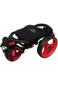 Axglo TriLite 3 Wheel Golf Trolley | Black/Red -Golf Gear Sales Axglo TriLite Wheel Golf Trolley Black Red 40