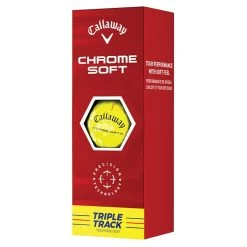 Callaway Chrome Soft Triple Track Golf Balls | Yellow 5 Callaway Chrome Soft Triple Track Golf Balls | Yellow -Golf Gear Sales Callaway 2022 Chrome Soft Triple Track Golf Balls Yellow 4