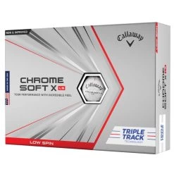 Callaway Chrome Soft X LS Triple Track Balls | White