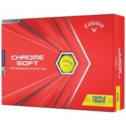 Callaway 2021 Chrome Soft Triple Track Golf Balls | Yellow