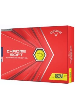 Callaway 2021 Chrome Soft Triple Track Golf Balls | Yellow -Golf Gear Sales Callaway Chrome Soft Triple Track Golf Balls Yellow 178
