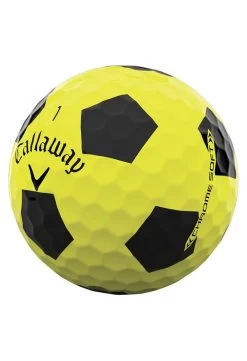 Callaway Chrome Soft Truvis Golf Balls | Yellow/Black -Golf Gear Sales Callaway Chrome Soft Truvis Golf Balls Yellow 154