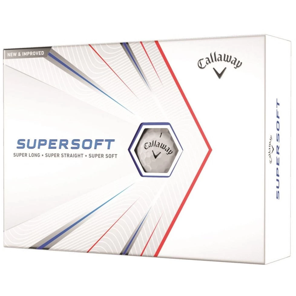Callaway 2021 Supersoft Golf Balls | White 1 Callaway 2021 Supersoft Golf Balls | White