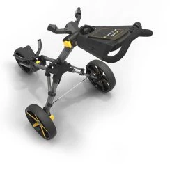 Powakaddy Micra Push Golf Trolley -Golf Gear Sales MICRAYELLOWOPENREAR 1000 1000 1500x 114286c2 d781 43ec 9dc1 92c411e3248c