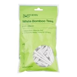 Northern Golf White Bamboo 2 3/4" Tees