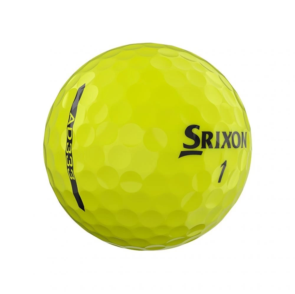 Srixon AD333 Golf Balls | Yellow 3 Srixon AD333 Golf Balls | Yellow - Image 3