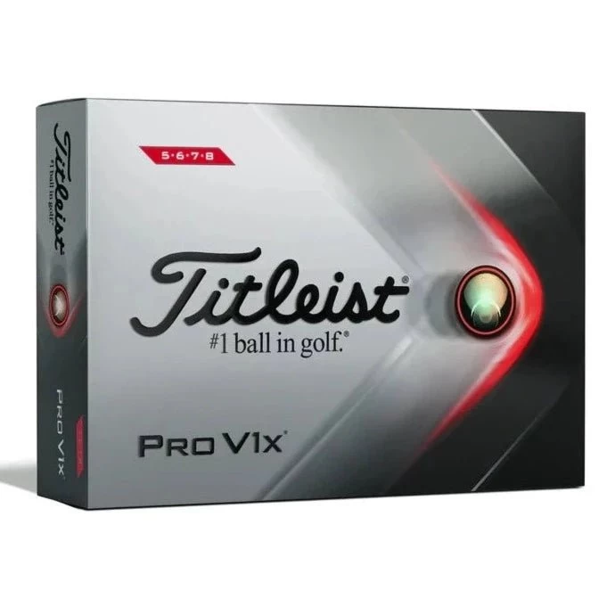 Titleist Pro V1X High Numbers Golf Balls | White 1 Titleist Pro V1X High Numbers Golf Balls | White