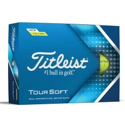 Titleist Tour Soft Golf Balls | Yellow