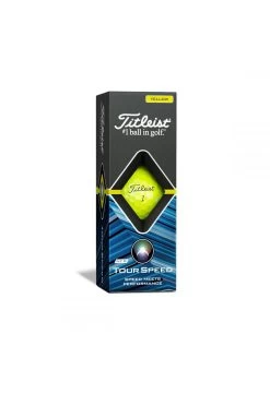 Titleist 2021 Tour Speed Golf Balls | Yellow -Golf Gear Sales Titleist Tour Speed Golf Balls Yellow 74