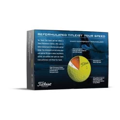 Titleist Tour Speed Golf Balls | Yellow