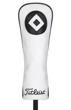 Titleist White & Black Leather Headcovers TA20TASCWB -Golf Gear Sales Titleist White Black Leather Headcovers TA20TASCWB 62