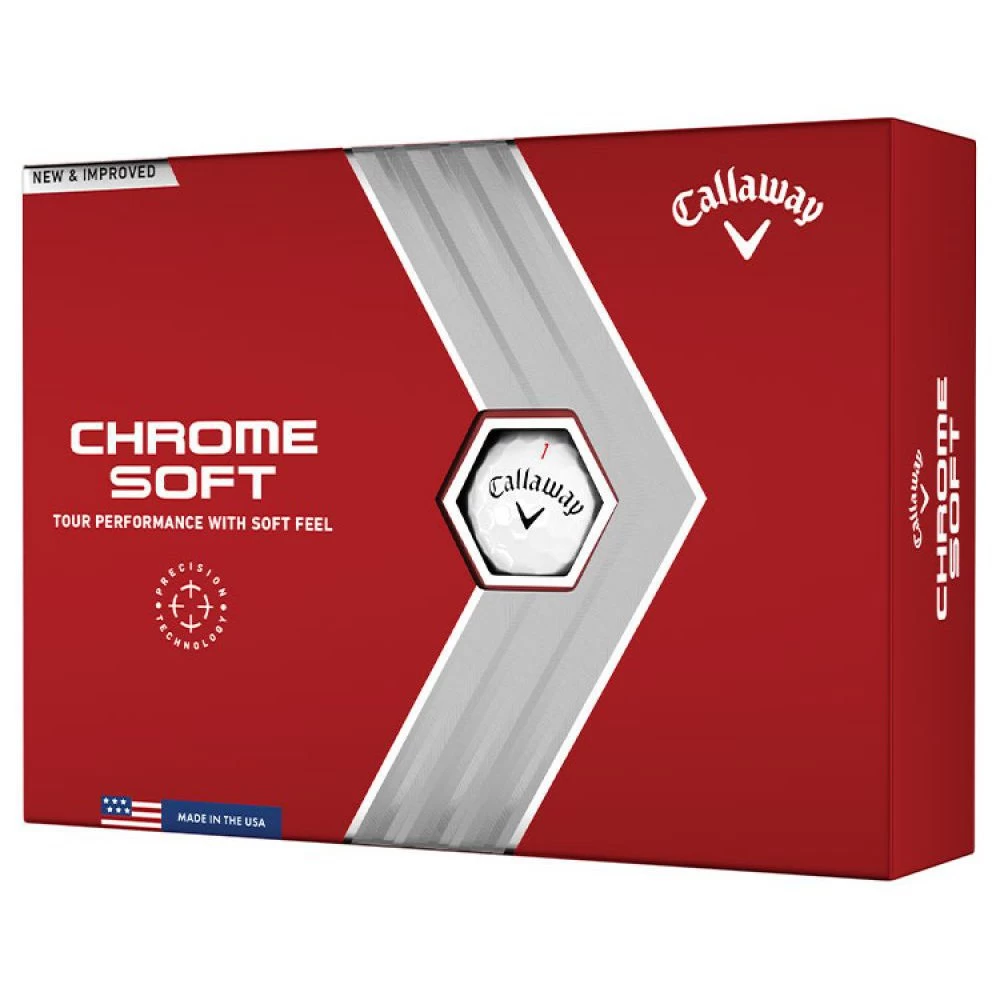 Callaway Chrome Soft Golf Balls | White 1 Callaway Chrome Soft Golf Balls | White
