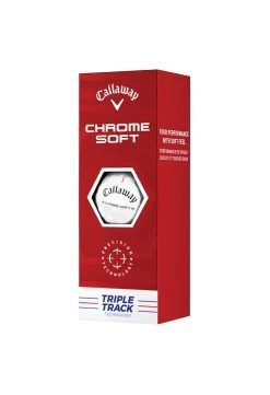 Callaway Chrome Soft Triple Track Golf Balls | White -Golf Gear Sales callaway chrome soft triple track golf balls white 3