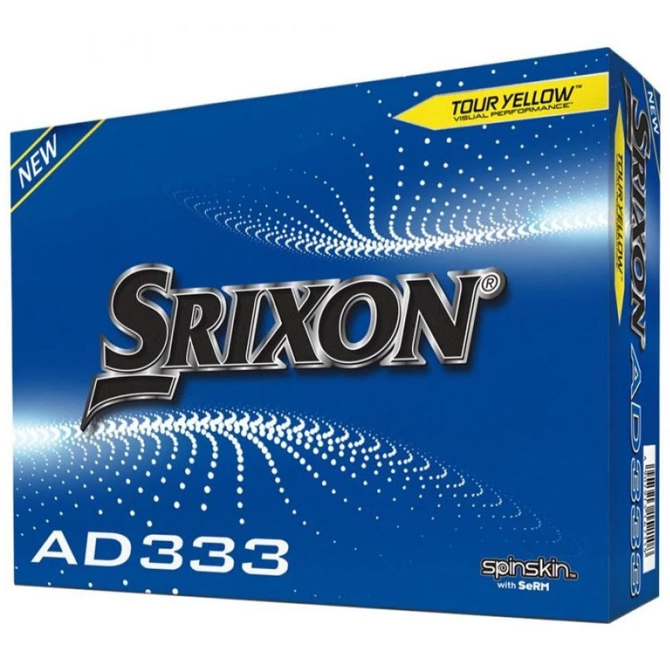 Srixon AD333 Golf Balls | Yellow 1 Srixon AD333 Golf Balls | Yellow